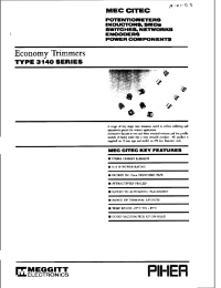 Datasheet 3141X502P manufacturer Неопределенные