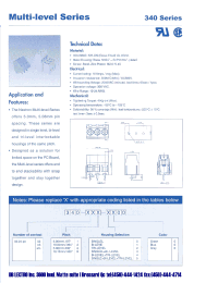 Datasheet 340-021-0600 manufacturer Неопределенные