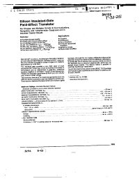 Datasheet 3N153 manufacturer Неопределенные