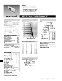 Datasheet 4611K-101-2222BCA производства Неопределенные