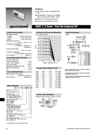 Datasheet 4611S-106-2222BAD manufacturer Неопределенные