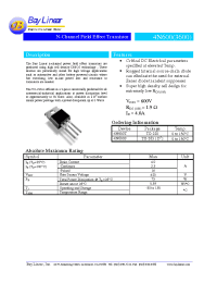 Datasheet 4N600T manufacturer Неопределенные