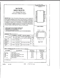 Datasheet 54LS170 manufacturer Неопределенные