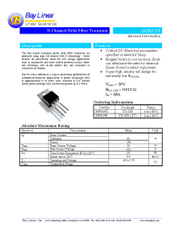 Datasheet 60N035 manufacturer Неопределенные