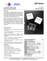 Datasheet 828L8EX-4 manufacturer Неопределенные