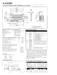 Datasheet AA16201 manufacturer Неопределенные