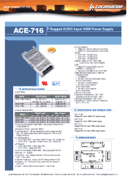 Datasheet ACE-716A manufacturer Неопределенные