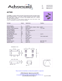 Datasheet ACT200 manufacturer Неопределенные