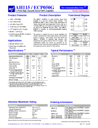 Datasheet AH115-S8 manufacturer Неопределенные
