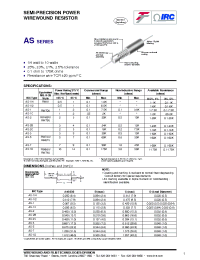 Datasheet AS-7 производства Неопределенные