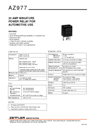 Datasheet AZ977-1C-6DS manufacturer Неопределенные