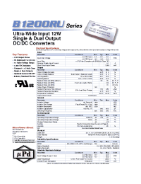 Datasheet B1212RU manufacturer Неопределенные