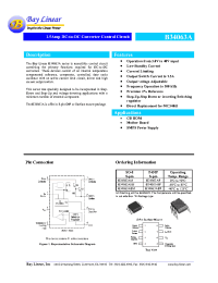 Datasheet B34063AM manufacturer Неопределенные