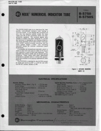 Datasheet B-5750 manufacturer Неопределенные