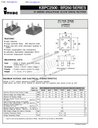 Datasheet BR2505 manufacturer Неопределенные