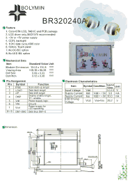 Datasheet BR320240A manufacturer Неопределенные