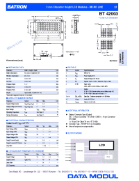 Datasheet BT42003 manufacturer Неопределенные