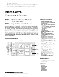 Datasheet BT827A manufacturer Неопределенные