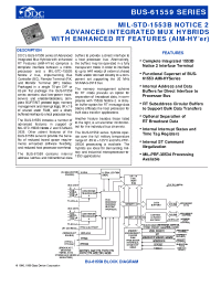 Datasheet BUS-61559-100 производства Неопределенные