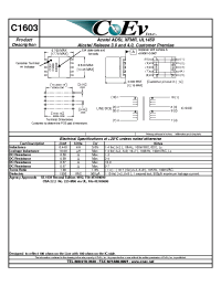 Datasheet C1603 manufacturer Неопределенные