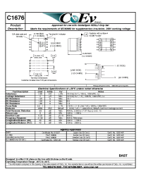 Datasheet C1676 manufacturer Неопределенные