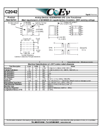 Datasheet C2042 manufacturer Неопределенные
