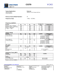 Datasheet C5379 производства Неопределенные
