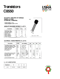 Datasheet C8550 manufacturer Неопределенные