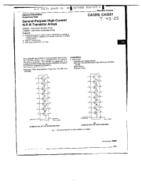 Datasheet CA3251 manufacturer Неопределенные