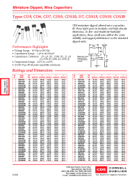 Datasheet CD6CD010D03 manufacturer Неопределенные