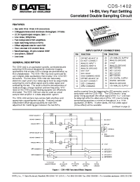 Datasheet CDS-1402 manufacturer Неопределенные