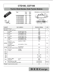 Datasheet CDT100GK08 производства Неопределенные