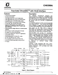 Datasheet CH8398A производства Неопределенные