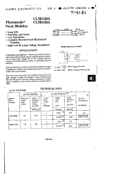 Datasheet CLM3120 manufacturer Неопределенные