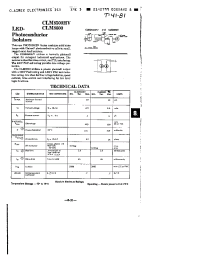 Datasheet CLM8500HV производства Неопределенные