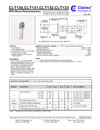 Datasheet CLT132 производства Неопределенные