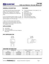 Datasheet CM1086CN263 manufacturer Неопределенные