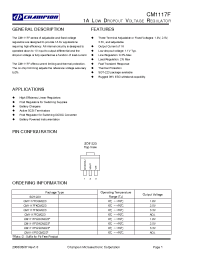 Datasheet CM1117FGDCM223 manufacturer Неопределенные