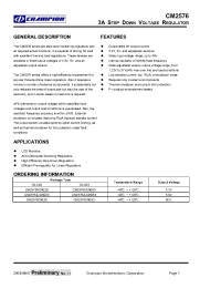 Datasheet CM2576CN263 производства Неопределенные