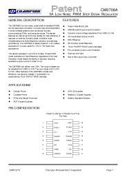 Datasheet CM3708JGIT manufacturer Неопределенные