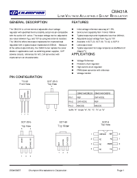 Datasheet CM431AACM2R3 manufacturer Неопределенные