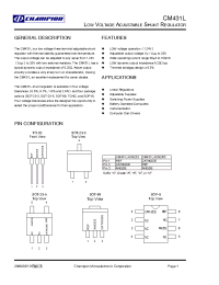 Datasheet CM431LGCCN manufacturer Неопределенные