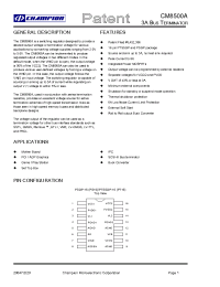 Datasheet CM8500AGIT manufacturer Неопределенные