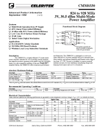 Datasheet CMM0330-AK-000T manufacturer Неопределенные