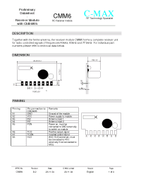 Datasheet CMM-6-60 manufacturer Неопределенные