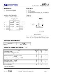Datasheet CMT4410 manufacturer Неопределенные