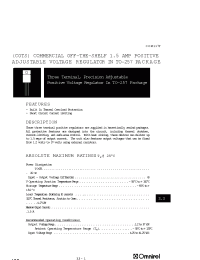 Datasheet COM117T manufacturer Неопределенные