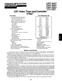 Datasheet CRT5057 manufacturer Неопределенные