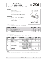 Datasheet D10040200GT manufacturer Неопределенные