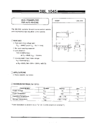 Datasheet DBL1045 manufacturer Неопределенные